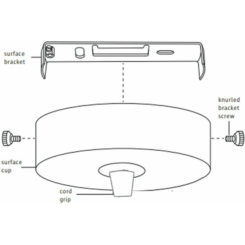 LEDSone 95mm Lighting Fixture Ceiling Plate Bracket Fitting Ceiling Rose
