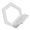 3Pcs Hex Floating Shelf PVC Modern Simple Fine Appearance Floating