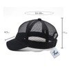 Spargel Men's Short Brim Cap, Mesh Cap, Hat, Short Brim,