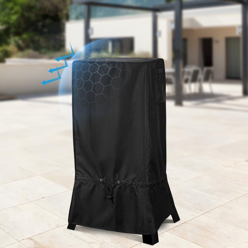 EZ-DONGTENG 30-inch Waterproof Smoker Cover fits for Masterbuilt/East Oak and