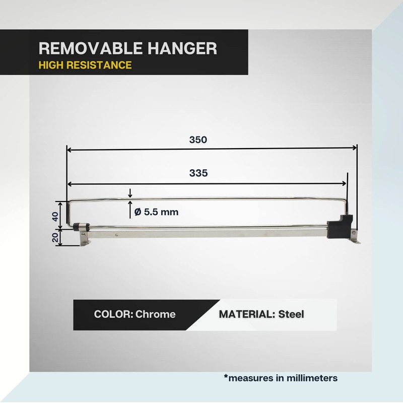 DOJA Barcelona | Extendable Clothes Rail | Pack 2 |