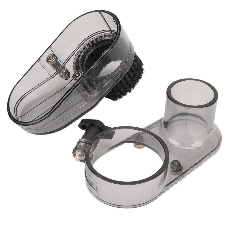 CNC Router Dust Shoe 52mm Diameter Transparent Design Nylon Brush