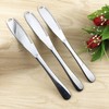 Generic Butter Knife Set of 3-Piece Size, Silver Butter Spreader,