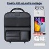 Back Seat Car Organizer with Fold-Out Tray - Upgraded Nappa