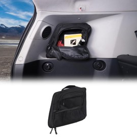 Fgtagtal Rear Trunk Storage Organizer Box Compatible with Toyot@ FJ Cruiser 2007-2021, Rear Left Window Storage Organizer Bag, Interior Storage Accessories (Trunk, Left Side)