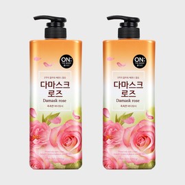 On the Body 온더바디_온더바디 플라워 다마스크로즈 바디워시 900g X 2개 On the Body_Flower Damask Rose Body Wash 900g X 2