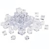 HOTQ Ice Cube Sample Crystal Acrylic Cube Rock Ice Props