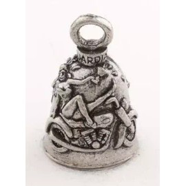 Guardian Bells Biker Betty V Twin Guardian Bell Pendant Lucky Charm