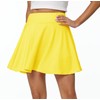 Afibi Women's Casual Basic Versatile Flared Pleated Mini Skater Skirt