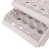 4PCS Egg Container for Refrigerator PP Stackable Shockproof Egg Drawer