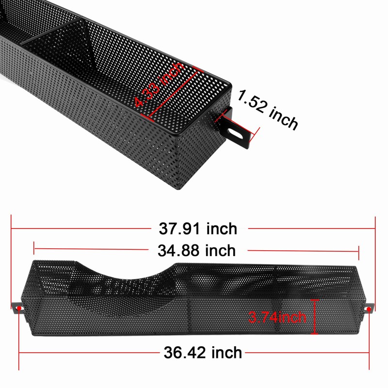 Roykaw Golf Cart Front Inner Basket Dash Storage Tray Organizer