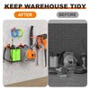 ZSLTLDU 1 Pack Backpack Blower Rack, Heavy Duty Anti-Scratch Leaf
