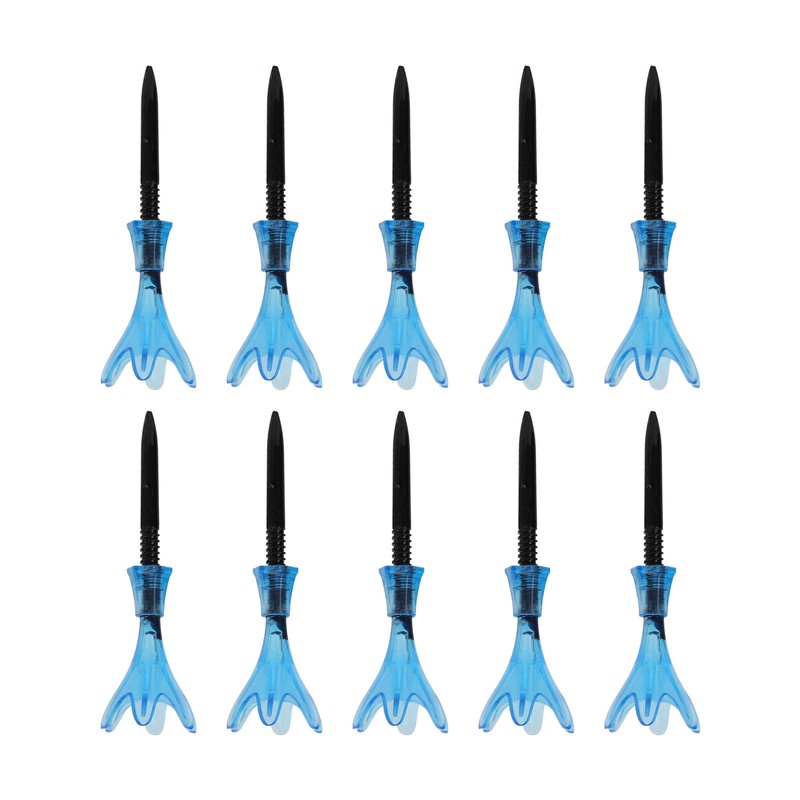 10pcs Plastic Golf Tee Ball Holder Adjustable Height Stable Practice