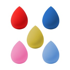 DmDoyy Pack of 5 make-up sponge, powder puff, washable sponge, make-up remover pad, liquid foundation, powder, sun protection