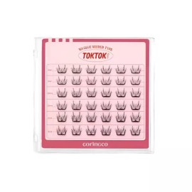 Calling Co 코링코 톡톡하라 노글루 속눈썹 무자극 속눈썹모 [메이플 라이트] Corinco Talk Talk No Glue Hypoallergenic Eyelashes [Maple Light]