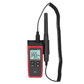 Nitrip Mini Temperature and Humidity Data Logger Digital Temperature Detector Temperature Hygrometer -10~60℃ Hygrometer 0-100% RH±5% Large LCD