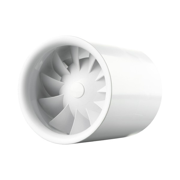 Slot-in pipe fan Soundless Turbine Duo - quiet as the