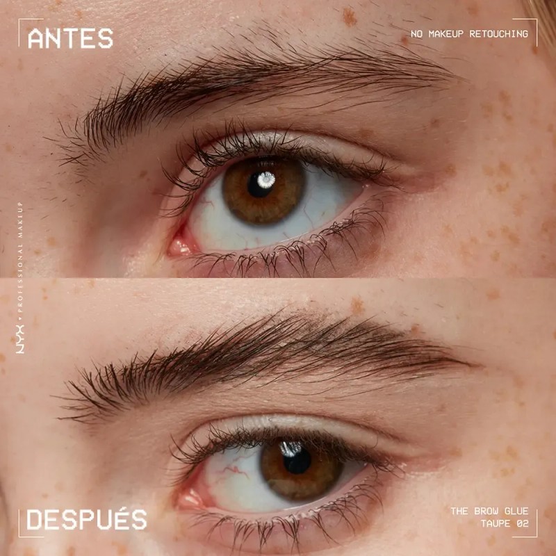 Gel De Cejas Nyx Cosmetics The Brow Glue Color Medium