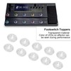 10Pcs Footswitch Toppers Clear Transparent Universal for Guitar Effects Pedal