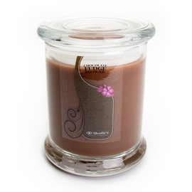 Chocolate Fudge Brownie Candle - Medium Brown 10 Oz. Highly Scented Jar Candle - Made with Natural Oils - Bakery & Food Collection