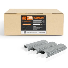 C50 11 Gauge Manual Snap Ring Gun 1 3/4-Inch Crown for Hog Rings 13.5-14mm Closure Diameter Zinc-Aluminum Alloy C Staples for Wire Cages, Mattress, Gabion (Standard Strength)