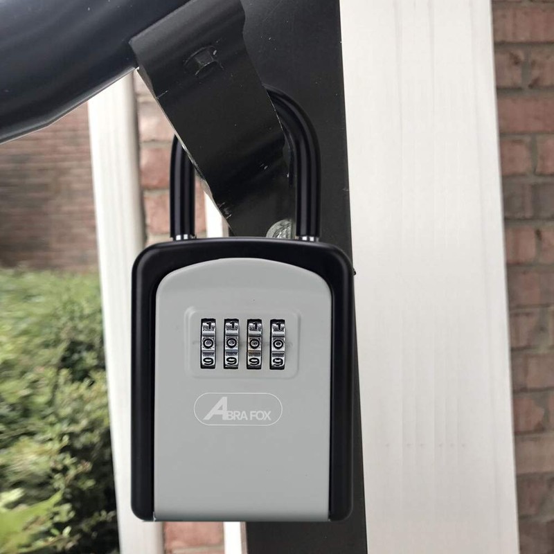 ABRA FOX Key Lock Box, Combination Lock box with Code