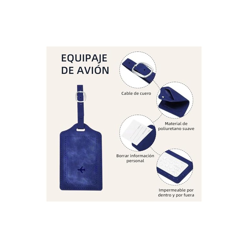 Fundas de Pasaporte con Bloqueo RFID, Porta Pasaporte de Cuero