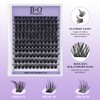 BelleQiana Silk Air Individual Eyelashes​Feather-Light Ultra-Soft Band Lashes, DIY Cluster