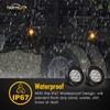 Partsam 10x 2" Round Amber Led Marker Clearance Light 9LED