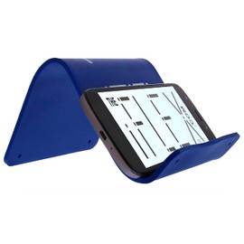 iFLEX スマホスタンド タブレット 変形自在 多用途 汎用性 シリコン製 グリップ 飛行機 クラシックブルー