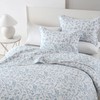 QuiltEase Blue Floral Quilt King Size - 100% Cotton King