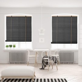 Bamboo Blinds for Interior Windows, Easy to Install Bamboo Shades for Indoor Windows, Custom Roller Shades for Indoor Window and Outdoor Patio, 48" W x 72" H