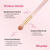 Boozyshop Soft Pink & Gold Highlighter Brush