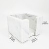 Sticky Memo Pad Note Cube Holder Marble Home Office Desk