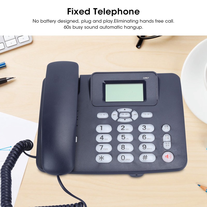 C267 Fixed Telephone Double Interface Support Extension for Business Office