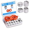 Kitchen Faucet Aerator Replacement, Anti-Splash with Multi-Size Wrench, 10 Pack