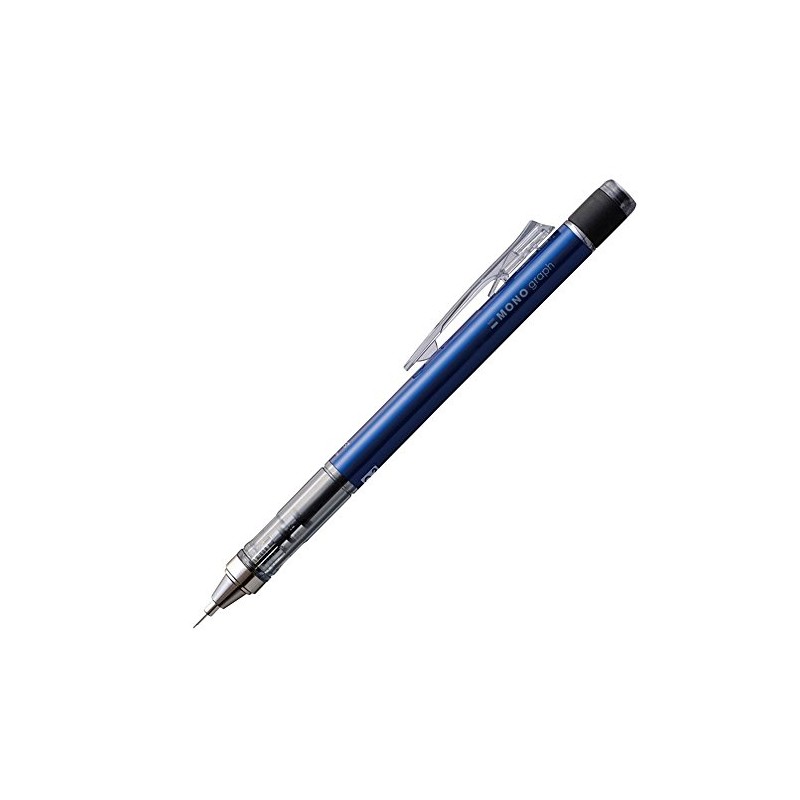 Tombow Mono Graph Shaker Mechanical Pencil 0.5mm, Blue Body (SH-MG41)
