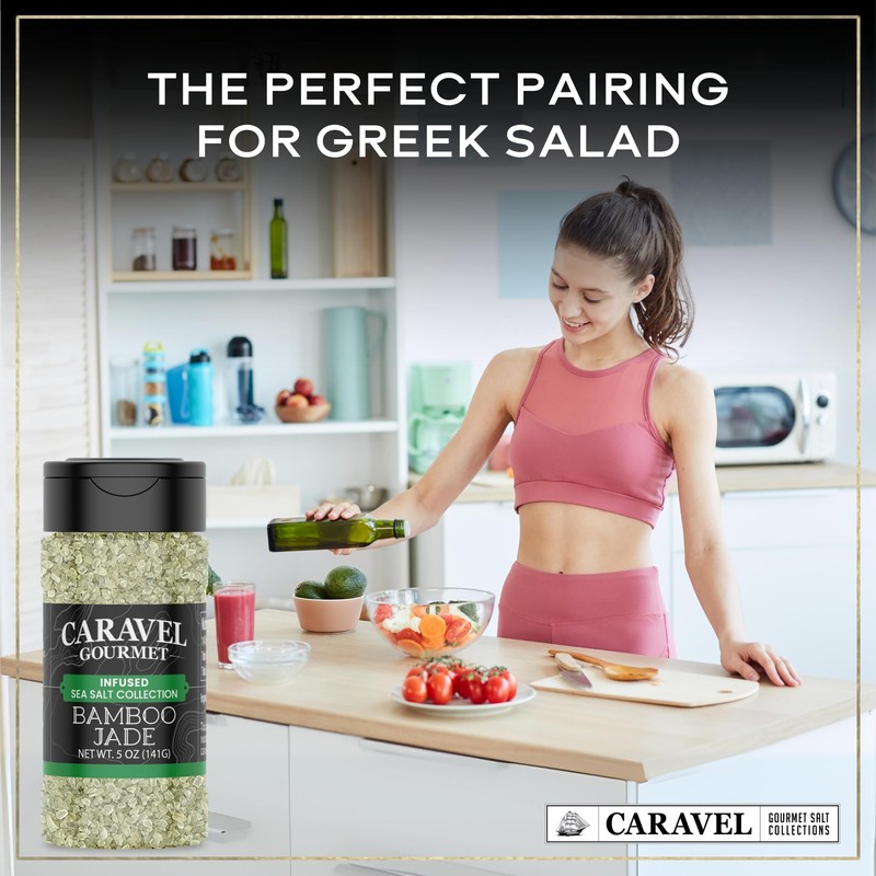 Bamboo Jade Sea Salt - 5 oz Shaker