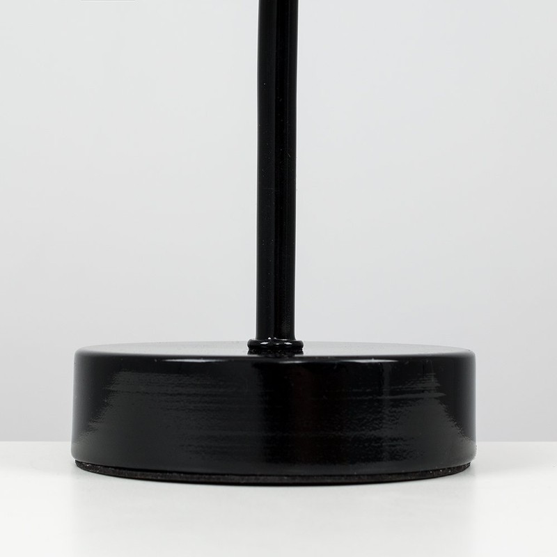 MiniSun Modern Gloss Black Touch Table Lamp with New York