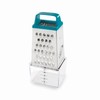 Lacor - 61363 - Kitchen Grater with Keep Container, Stainless