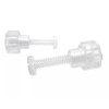 Fasten Tight® PolyCarbonate Fastener 10-24 , 1-1/4 inch clear Bolt,
