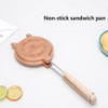Lidzopas Sandwich Maker Pan,Non-Stick Grilled Cheese Maker Round Shape Sandwich