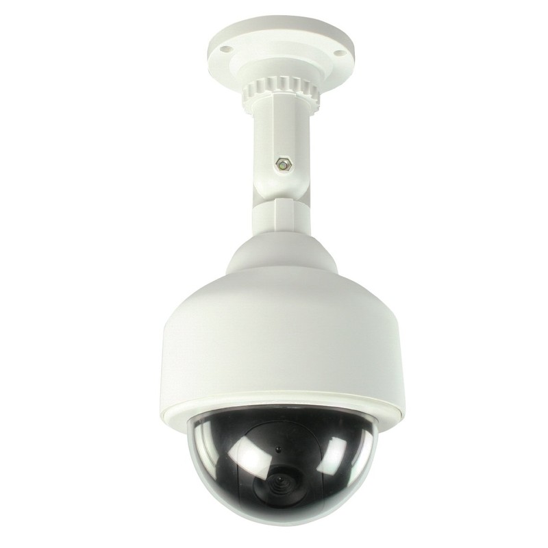 Ex-Pro White Speed Dome Dummy/Fake CCTV Security Camera/indoor housing camera.