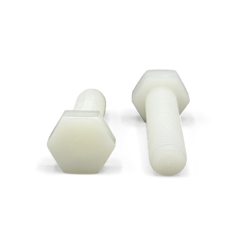 NOLDAR Nylon Hex Bolts - Includes 10 Screws with 10