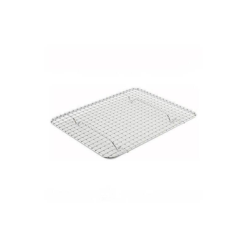 Winco Pan Grate, 8-Inch by 10-Inch,Chrome, Half Size
