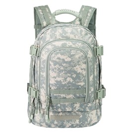 Greencity Laptop Backpacks Tactical 3 Day Expandable Bug Out Bag Classic Case Travel Hiking，ACU