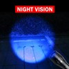 High Power Blue LED Flashlight,Zoomable Long Range Single Mode Blue