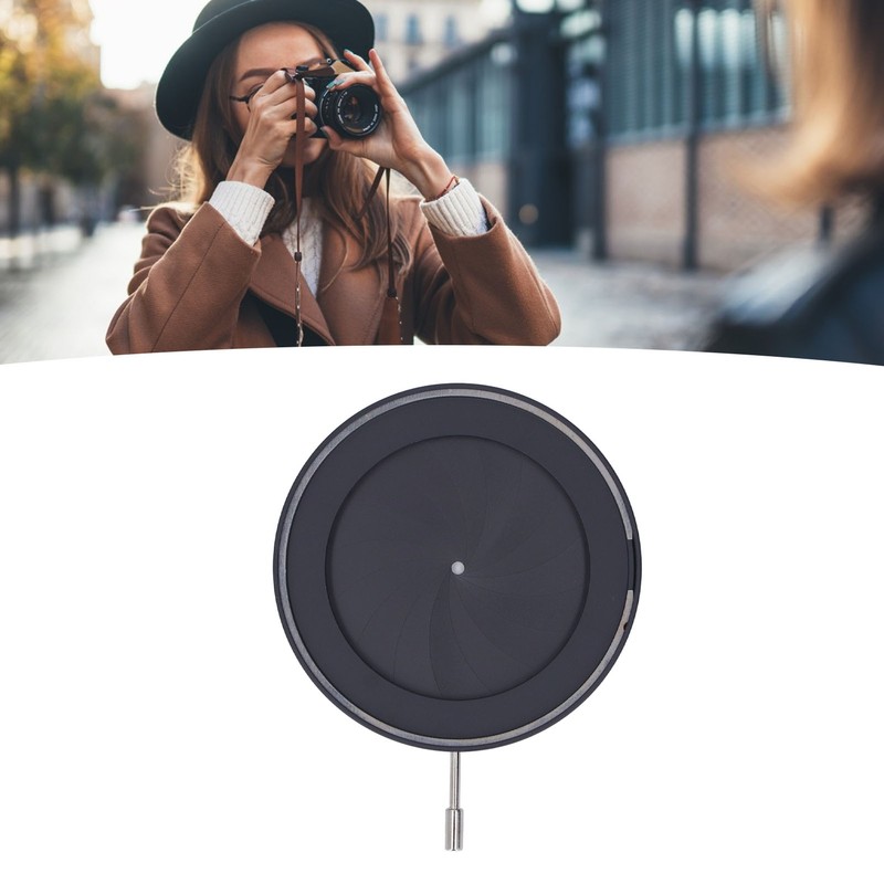 Adjustable Iris Aperture Diaphragm 2‑50mm Microscope Iris Adapter Aperture Adjustable