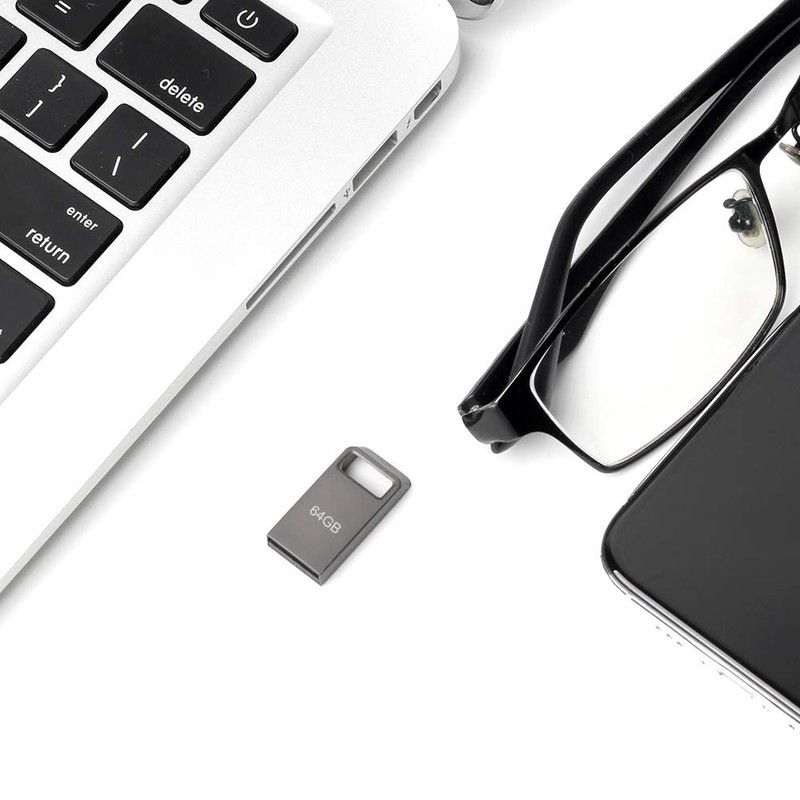 USB Stick 64 GB, Metal Memory Stick USB 2.0 USB