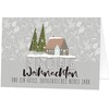 Set of 50 Christmas Cards Folding Cards with Envelope Format